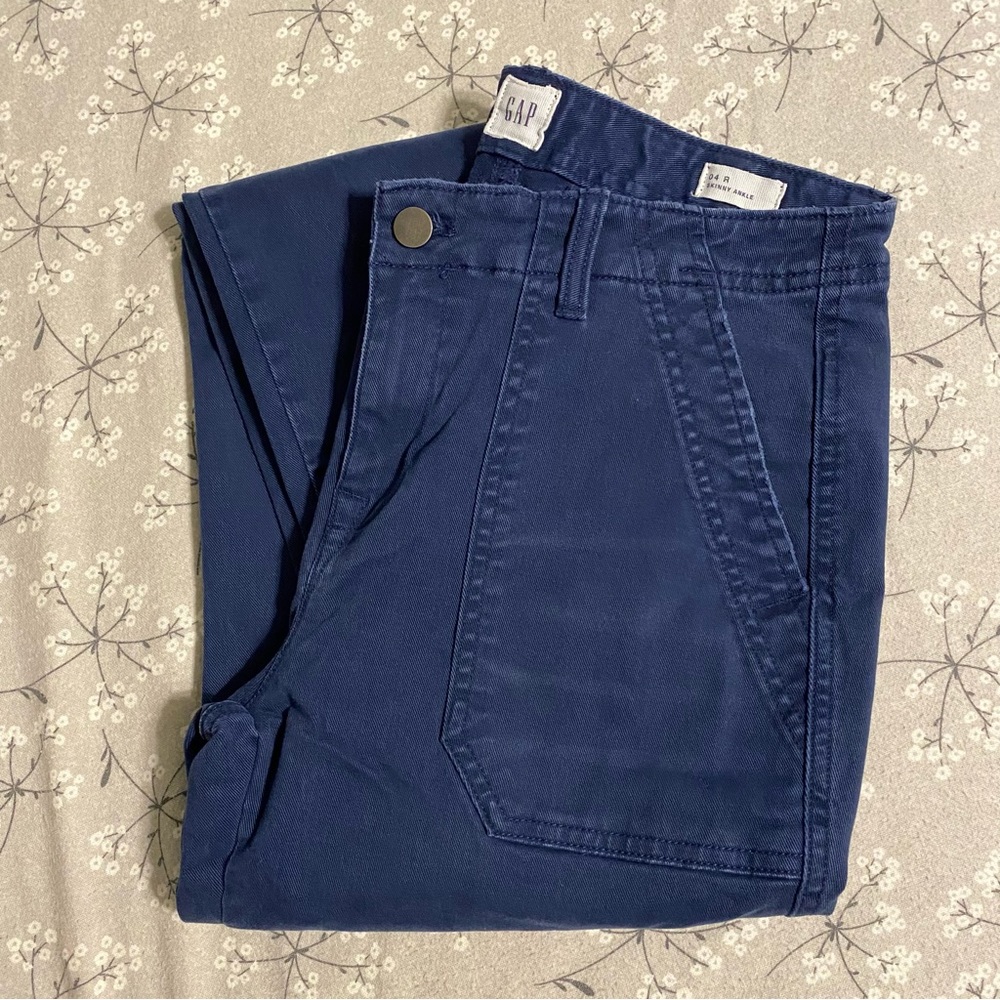 GAP Skinny Ankle Dark Blue Pants